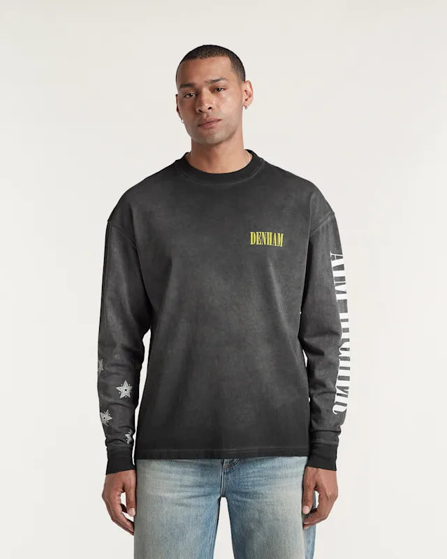 Denham Sounds LS Tee WHJ Men's