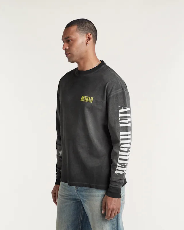 Denham Sounds LS Tee WHJ Men's