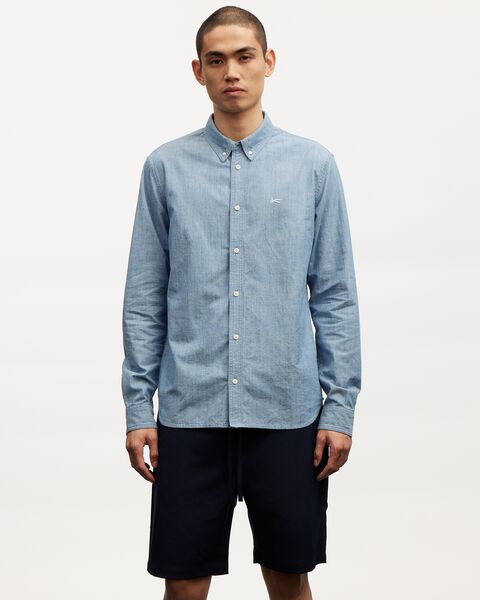 Rich Regular Shirt Chambray Men's