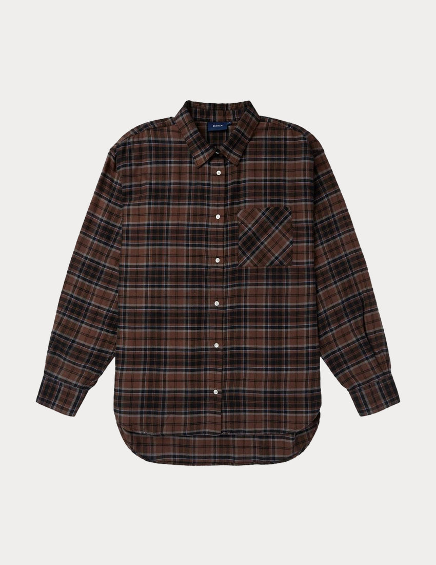 Dahlila Button Shirt Check Women's
